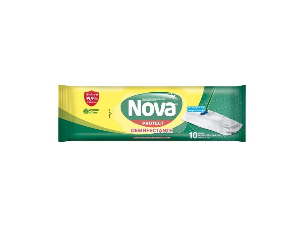 Trapero Húmedo Desinfectante Nova 10 u