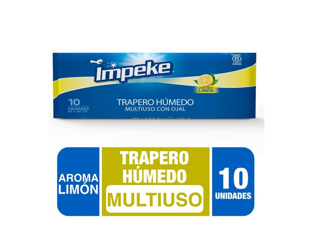 Trapero Húmedo Impeke Limón 10 u