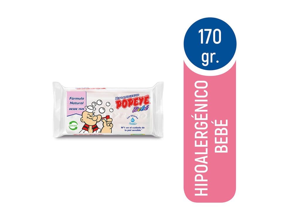 Jabón Popeye Barra 170 g
