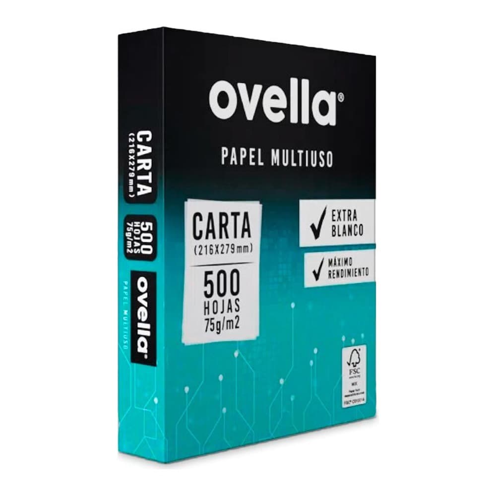 Resma de Papel Carta 500 hojas