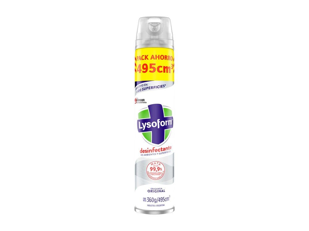 Desinfectante Aerosol Lysoform Original 495 ml