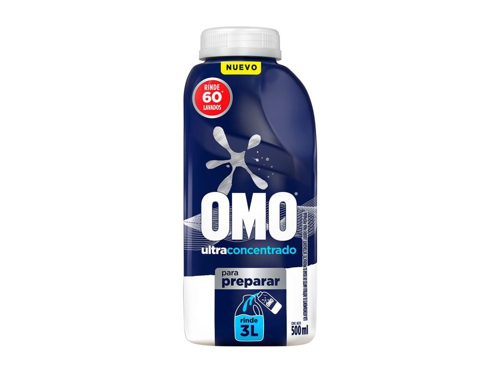 Detergente líquido OMO Ultra Power Diluible 500 ml