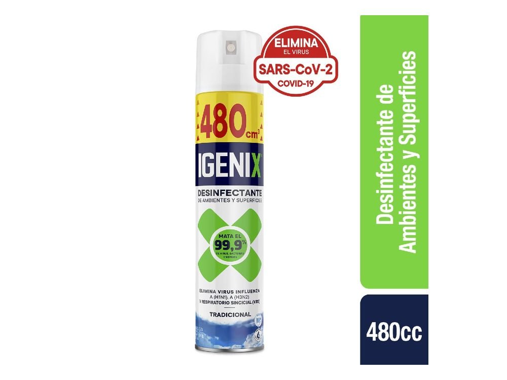 Desinfectante Aerosol Igenix 480 cc