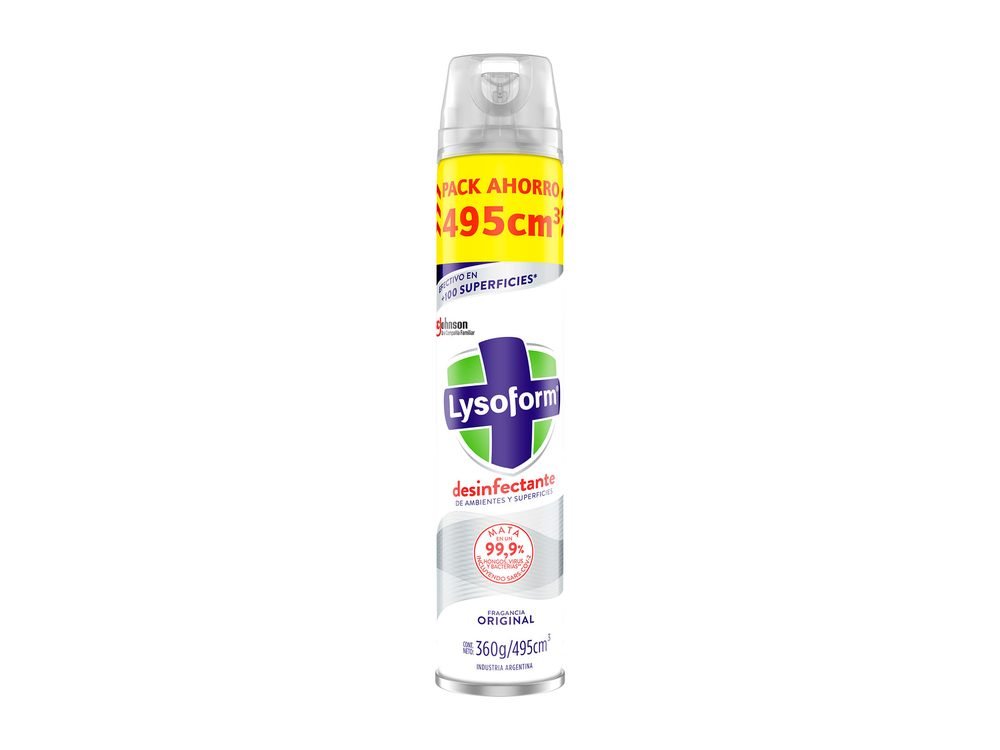 Desinfectante Aerosol Lysoform Original 495 ml