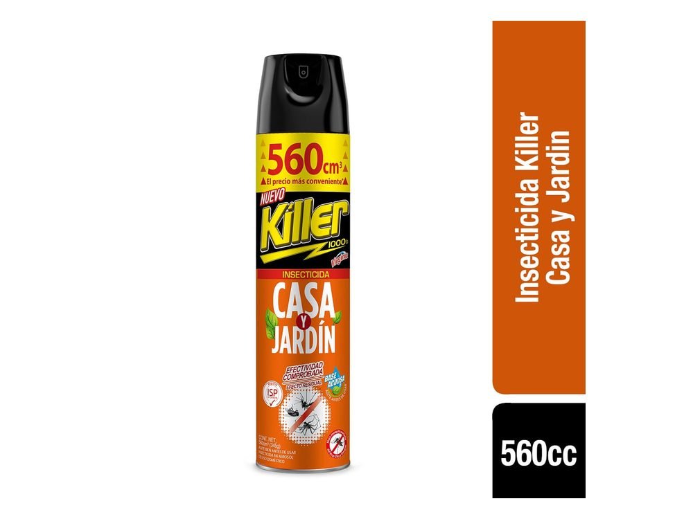 Insecticida Killer Casa y Jardín 560 cc