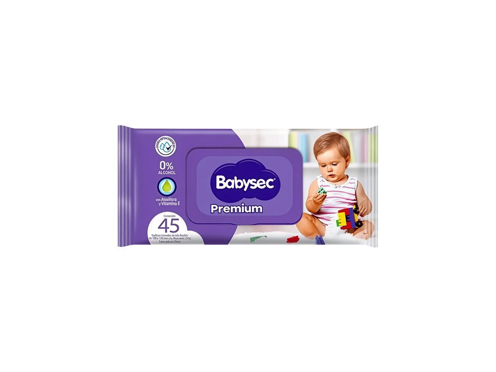 Toallitas Húmedas Babysec 45 u